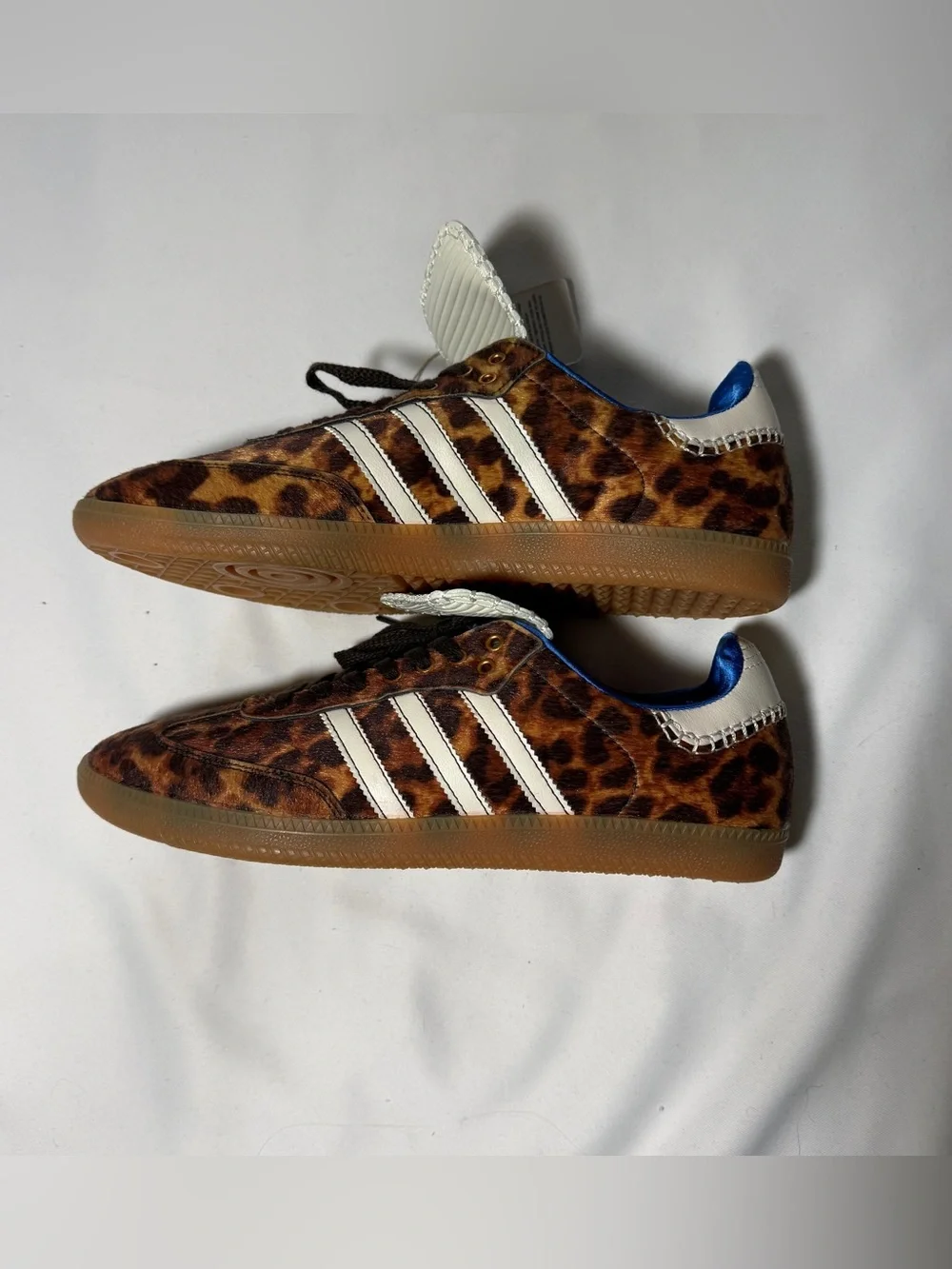 Adidas Originals x Wales Bonner Samba Pony 'Leopard' - Style IE0578 - Size 10